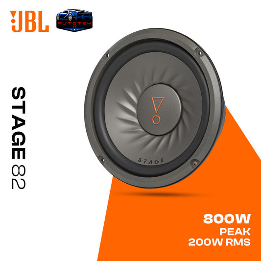 JBL STAGE 82 CAR AUDIO SUBWOOFER, 200 WATTS RMS, VOICE COIL.