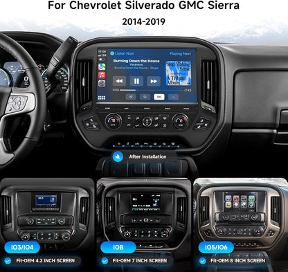 CHEVROLET SILVERADO GMC SIERRA 2014-2019 ANDROID