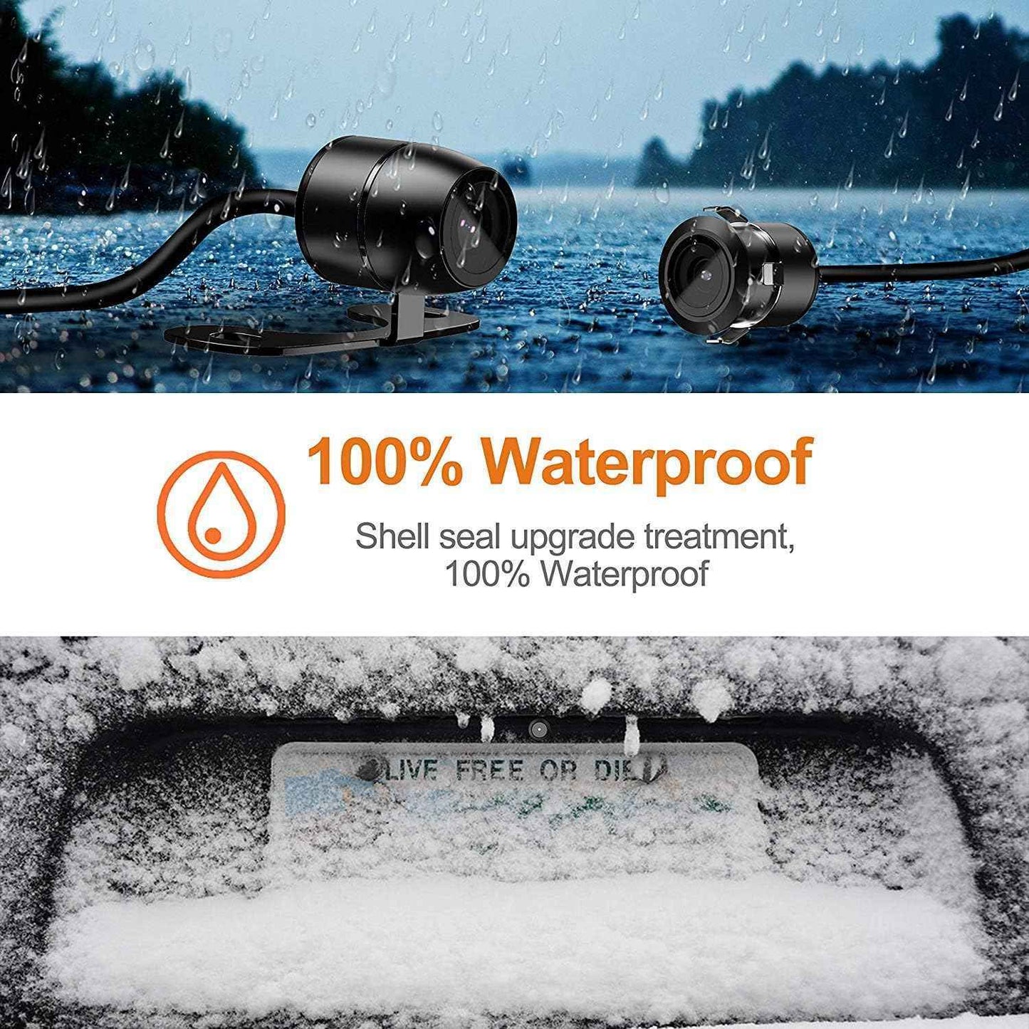 AHD X3 2-IN-1 CAR REAR VIEW OR FRONT VIEW CAMERA.