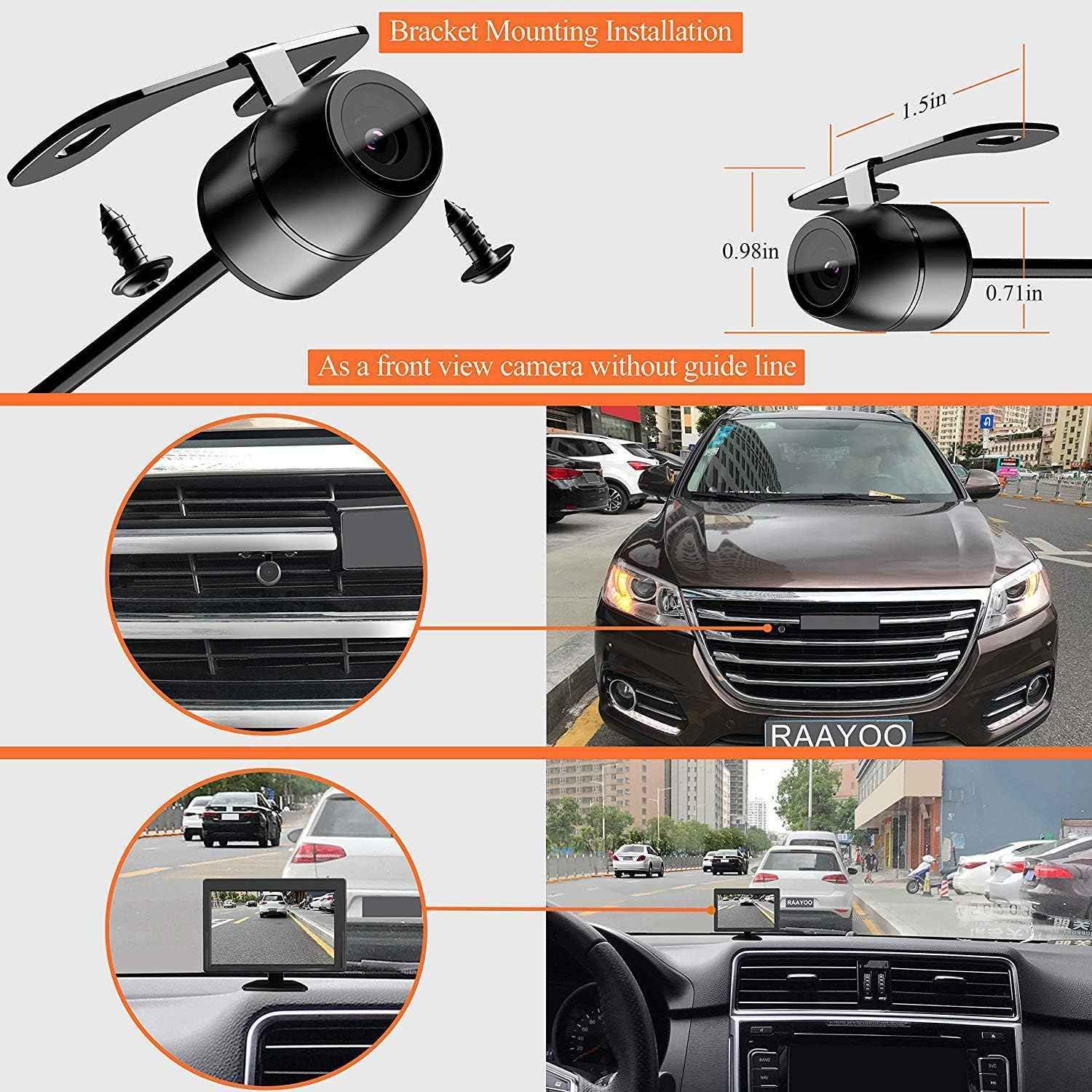 AHD X3 2-IN-1 CAR REAR VIEW OR FRONT VIEW CAMERA.