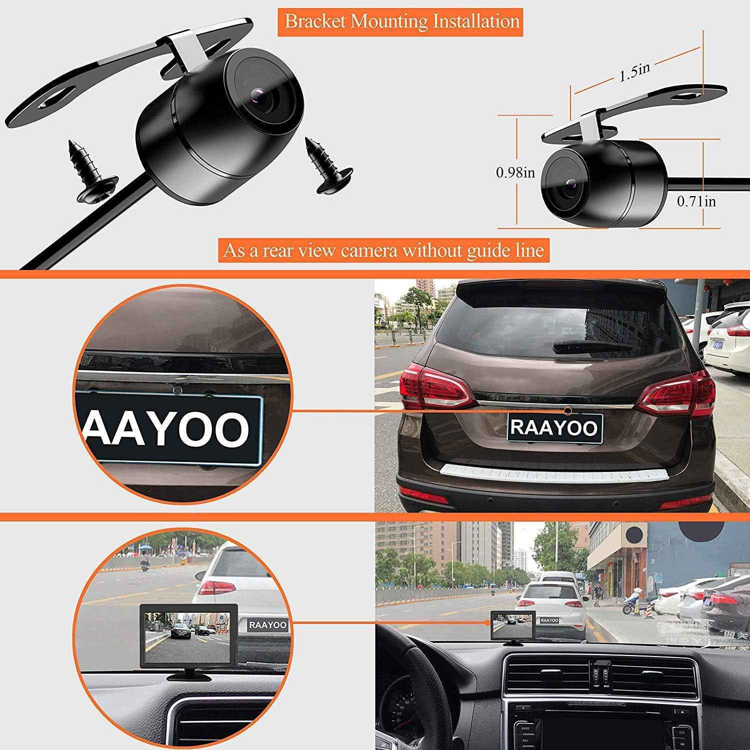 X3 2-IN-1 CAR REAR VIEW OR FRONT VIEW CAMERA.