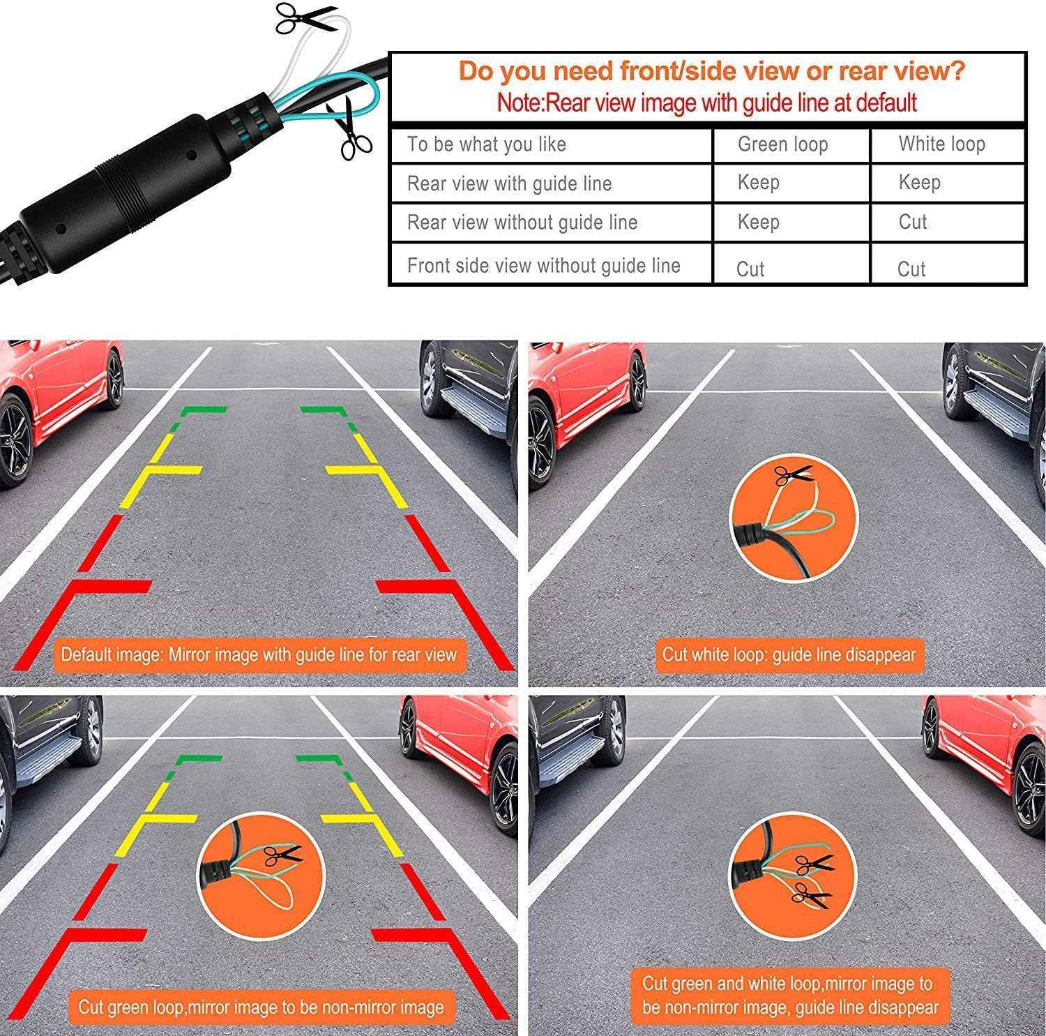 X3 2-IN-1 CAR REAR VIEW OR FRONT VIEW CAMERA.