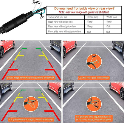 AHD X3 2-IN-1 CAR REAR VIEW OR FRONT VIEW CAMERA.