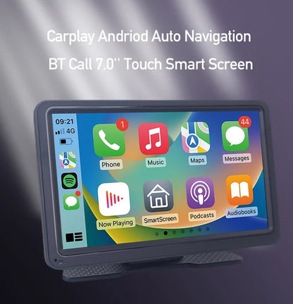7” Wireless CarPlay & Android Auto Car Display with Wi-Fi, FM & Mirror Link