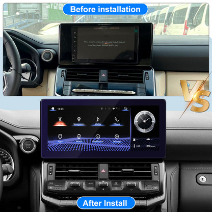 TOYOTA LAND CRUISER VXR 2022+ LC-300 12.3”INCH 8GB+128GB (SUPPORTS DUAL SYSTEM).