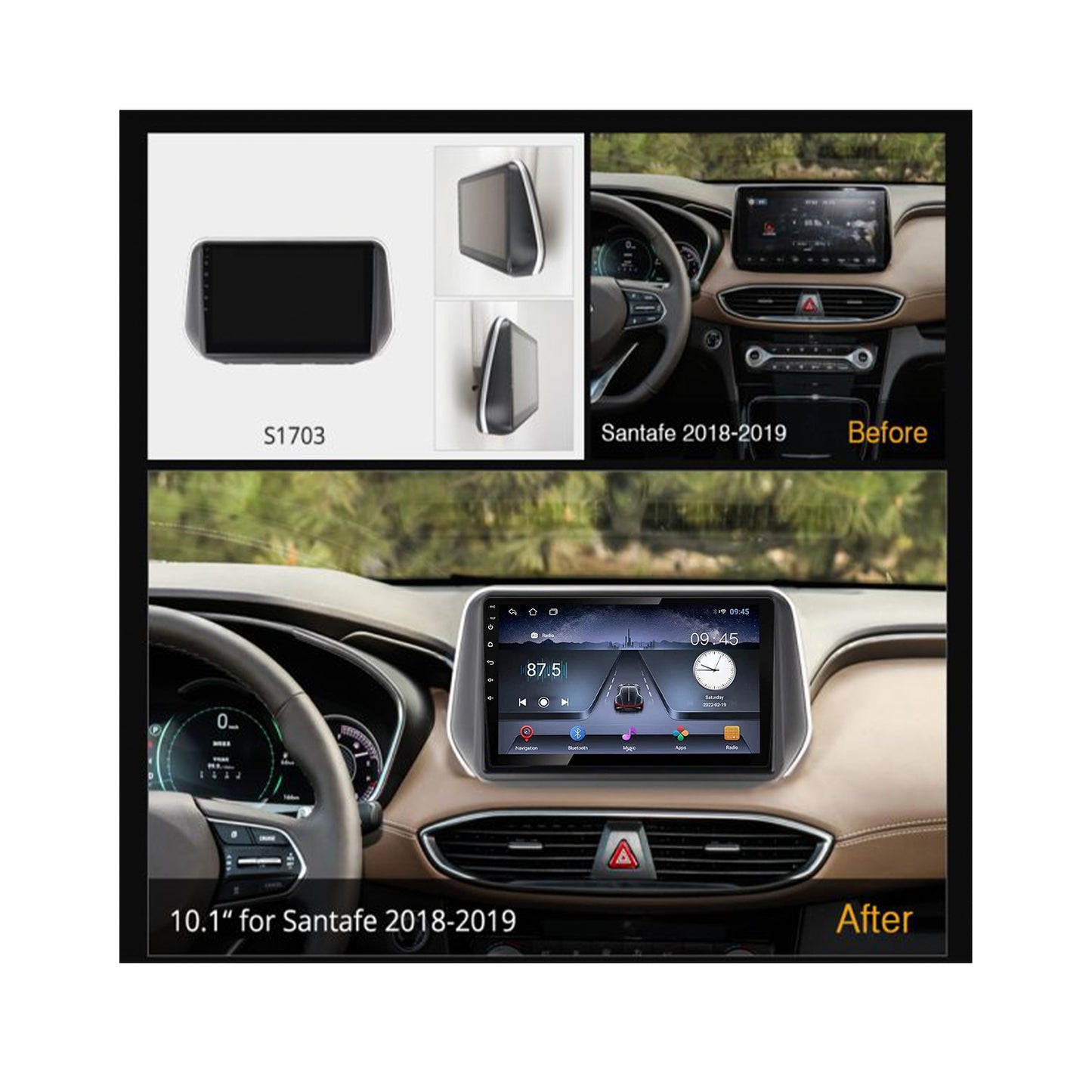 HYUNDAI SANTA FE 2019-2020 ANDROID