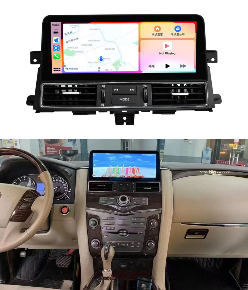 Nissan Patrol Y62 2010-2019 (12.3-Inch) 8 GB RAM 128 GB STORAGE Android Multimedia System (Top Screen)