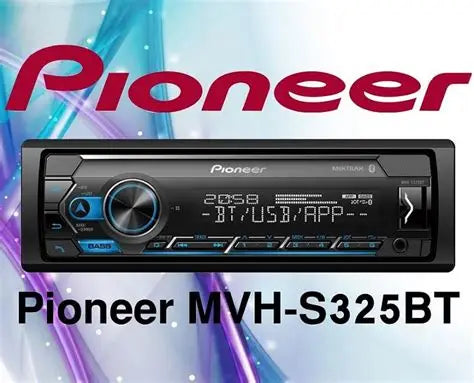 Pioneer MVH-S325BT Digital Media Receiver with Dual Bluetooth, compatible with Pioneer Smart Sync app