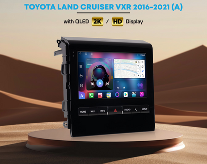 Toyota Land Cruiser 2016-2021 (9-inch) Android Multimedia System, High Option JBL System (Design A)