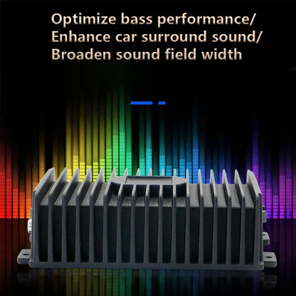 4-Channel Full-Range Amplifier, 4 Channel 80W x 4 Class A/B Audio Modification Power Amplifier Digital Sound Processor for Android Car Player