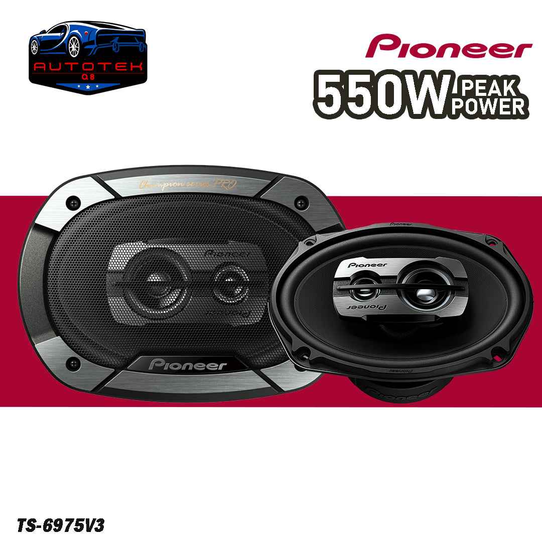 Pioneer TS-6975V3-6" x 9" 3-Way Champion Series Coaxial Speaker (550W)