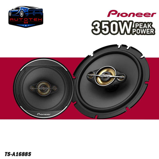 PIONEER SPEAKER TS-A1688S 350W Max/80W RMS 4-Way