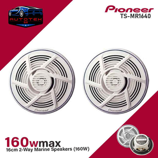 PIONEER SPEAKER 160W MARINE (TS-MR1640) .