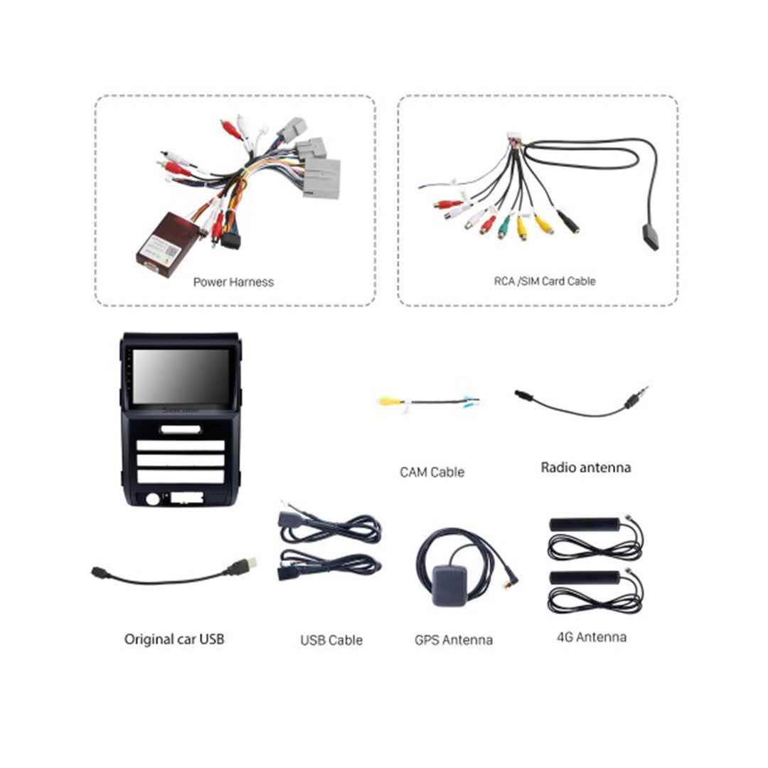 FORD F150 RAPTOR 2008-2014 4GB RAM 64GB STORAGE ANDROID .