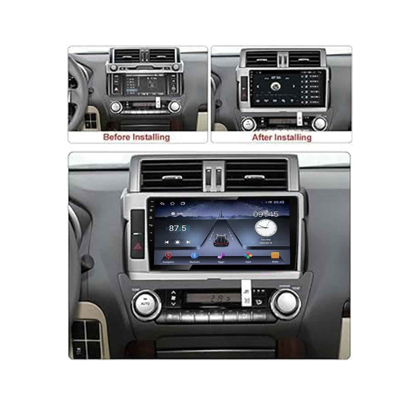 TOYOTA PRADO 2014-2017 ANDROID