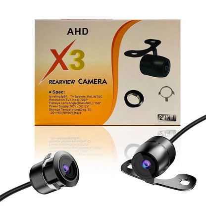 AHD X3 2-IN-1 CAR REAR VIEW OR FRONT VIEW CAMERA.