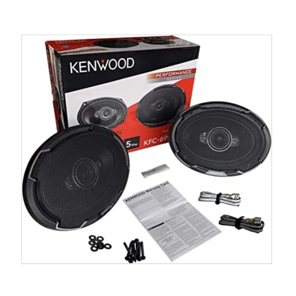 Kenwood KFC-PS1697 6.5” 2-Way Car Audio Speakers – 100W RMS, 350W Peak Power