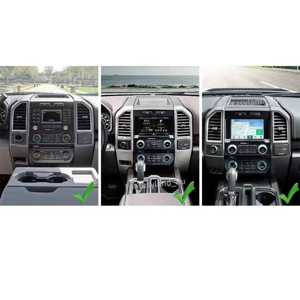 Ford F-150 2015 - 2019 Android 11 Tesla Vertical Screen GPS Radio TESLA SCREEN