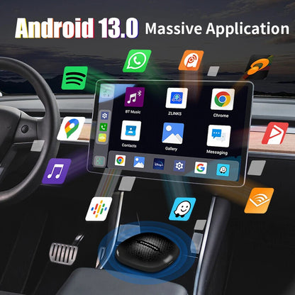 Andriod 13 Wireless Carplay 5G AI Box CP490 Android Auto Multimedia