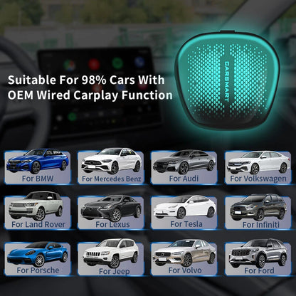 Andriod 13 Wireless Carplay 5G AI Box CP490 Android Auto Multimedia