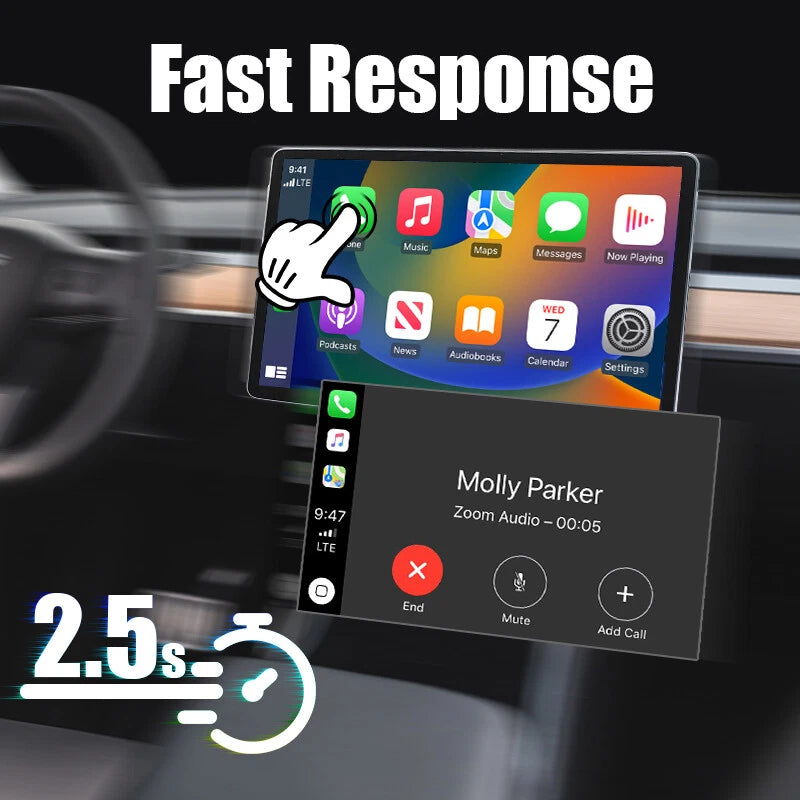 Andriod 13 Wireless Carplay 5G AI Box CP490 Android Auto Multimedia
