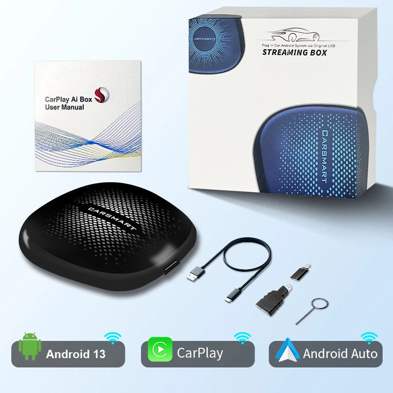 Andriod 13 Wireless Carplay 5G AI Box CP490 Android Auto Multimedia