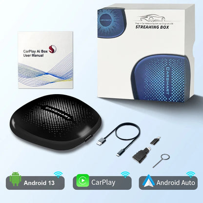 Andriod 13 Wireless Carplay 5G AI Box CP490 Android Auto Multimedia
