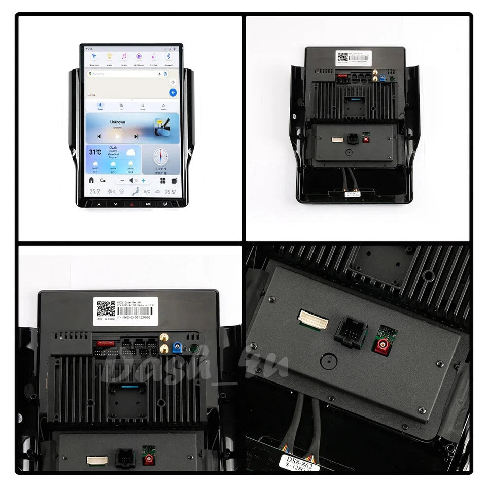 Dodge RAM (2019 – 2024) 14.4″ IPS QHD 2K Touch-Screen Android Navigation System | Android 13 | GPS | BT | Wifi | CarPlay | Android Auto | 4G LTE