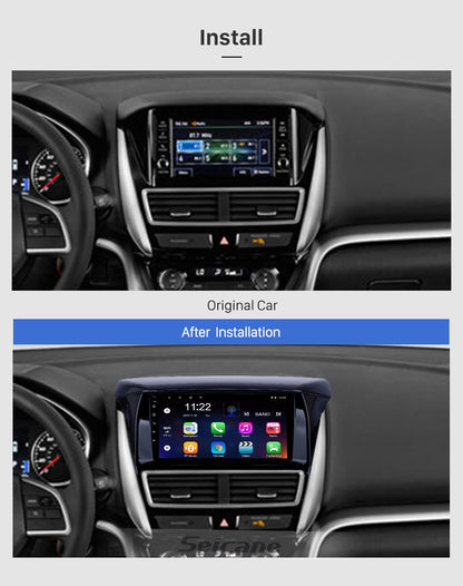 9 Inch Touch Screen Car Radio For Mitsubishi Eclipse 2018- Multimedia Video Player GPS Navigation Wireless Carplay Headunit